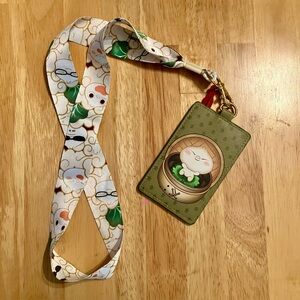 NWT Disney Pixar Loungefly dumpling Bao cardholder lanyard